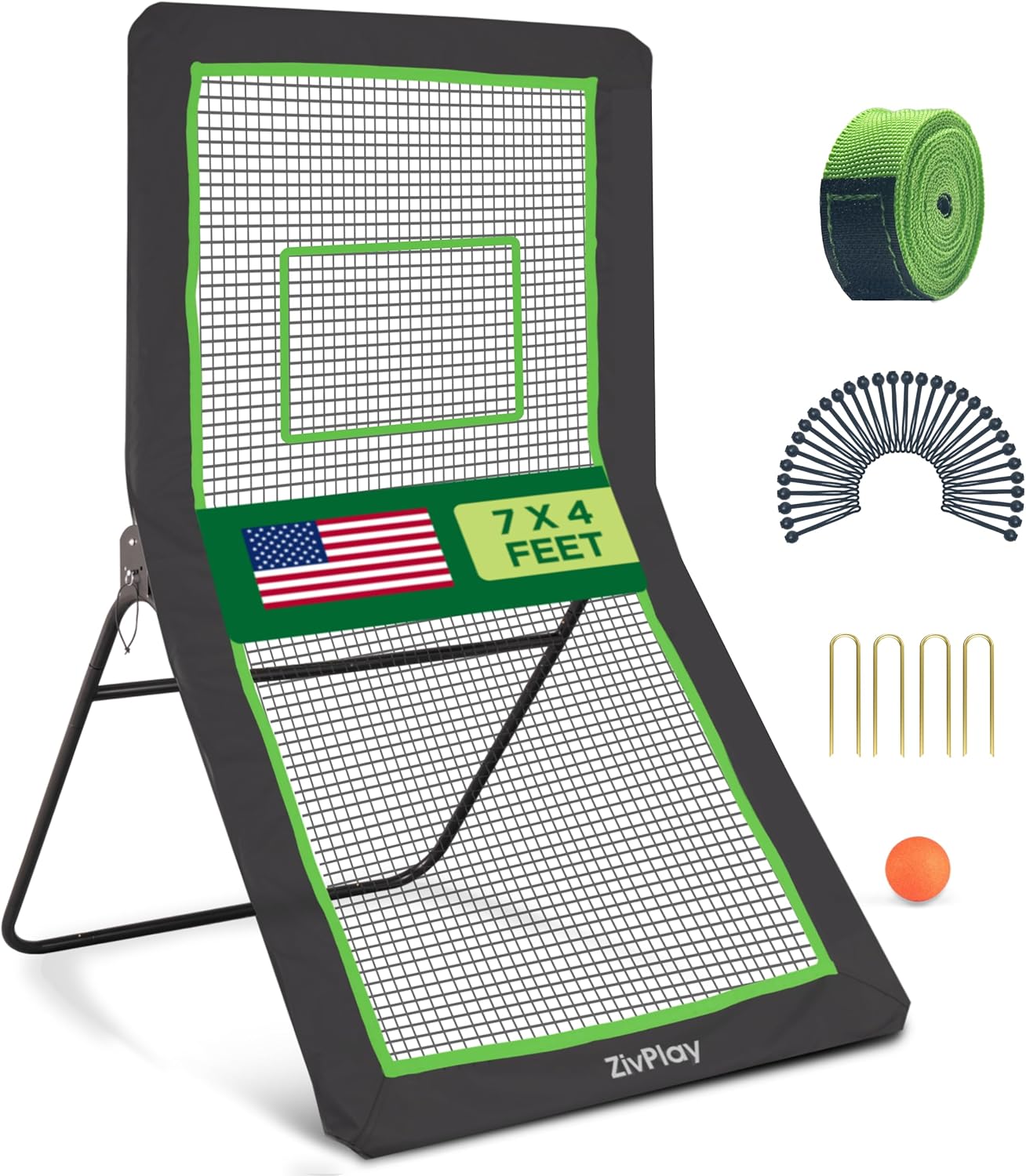 Zivplay Batting Cage, Lacrosse and Volleyball Rebounder & More