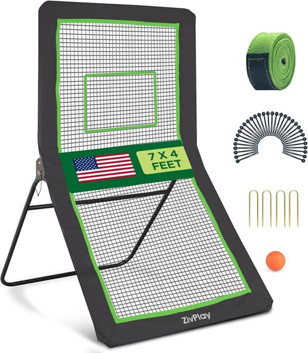 Lacrosse Rebounder for Backyard Lacrosse Bounce Back Net Volleyball Rebounder